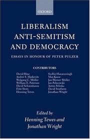 Tapa de Liberalism, anti-semitism, and democracy