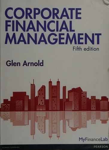 Tapa de Corporate financial management