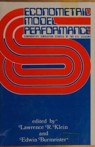 Tapa de Econometric model performance