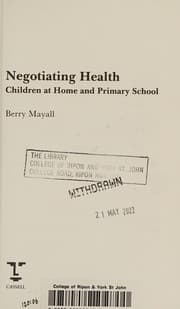 Tapa de Negotiating health