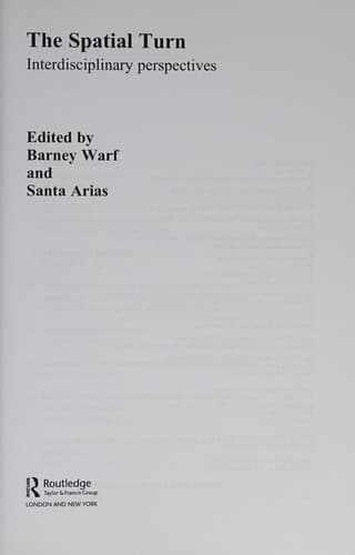 Tapa de The Spatial Turn
