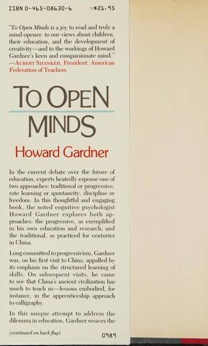 Tapa de To open minds