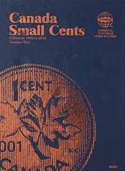 Tapa de Canadian Small Cent Folder #2, 1898-2012