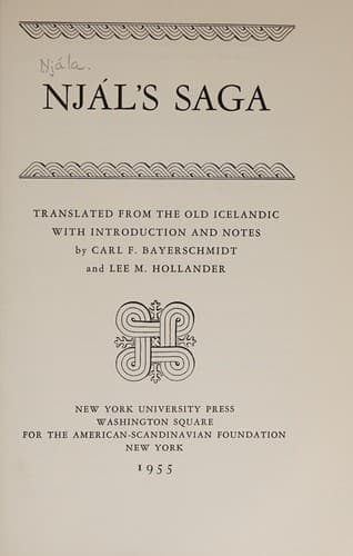 Tapa de Njál's saga