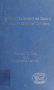 Tapa de The New Testament As Canon