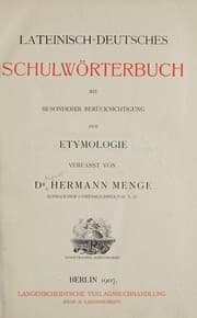Tapa de Lateinisch-deutsches Schulwörterbuch, mit besonderer Berücksichtigung der Etymologie