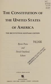 Tapa de The Constitution of the United States of America