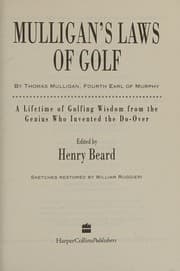Tapa de Mulligan's laws of golf