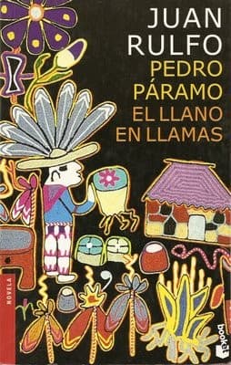 Tapa de Pedro Páramo. El llano en llamas. (booket)