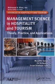 Tapa de Management Science Applications in Hospitality and Tourism