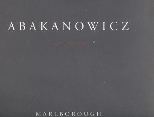 Tapa de Abakanowicz: Mutants