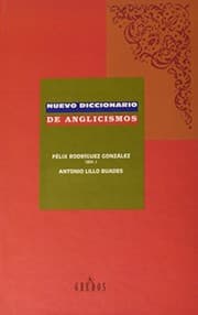 Tapa de Diccionario de anglicismos