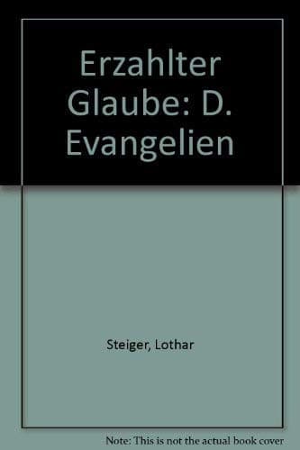 Tapa de Erzählter Glaube