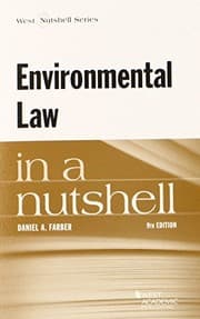 Tapa de Environmental law in a nutshell