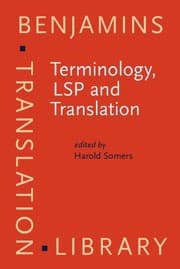 Tapa de Terminology, LSP, and translation