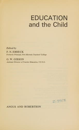 Tapa de Education and the child