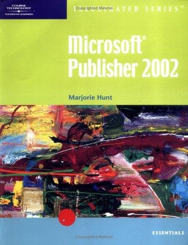 Tapa de Microsoft Publisher 2002-lllustrated Essentials (Illustrated (Thompson Learning))
