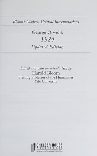 Tapa de George Orwell's 1984