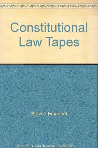 Tapa de Constitutional Law Tapes