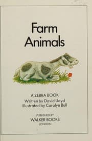 Tapa de Farm Animals (Zebra Books)