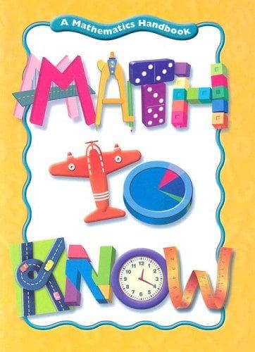 Tapa de Math to Know