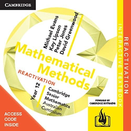 Tapa de Mathematical Methods Year 12