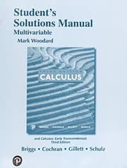 Tapa de Student's Solutions Manual for Multivariable Calculus
