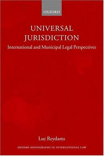 Tapa de Universal Jurisdiction