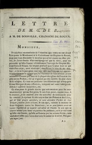 Tapa de Lettre