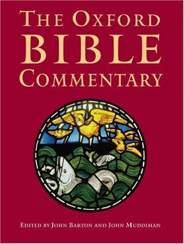 Tapa de Oxford Bible Commentary