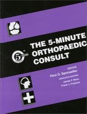 Tapa de The 5-minute orthopaedic consult