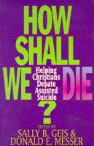 Tapa de How shall we die?