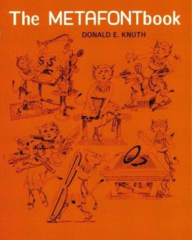 Tapa de The METAFONTbook