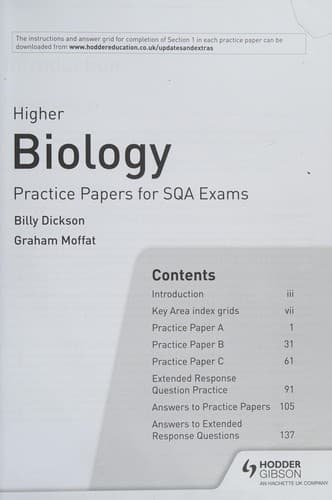 Tapa de Higher Biology