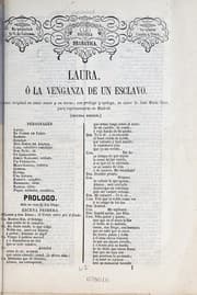 Tapa de Laura, o, La venganza de un esclavo