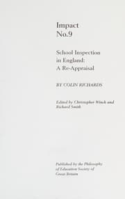 Tapa de School Inspection of England