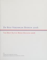 Tapa de Best Dutch Book Designs 2006