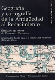 Tapa de Geografía y cartografía de la Antigüedad al Renacimiento