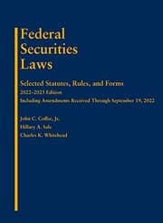 Tapa de Coffee, Sale, and Whitehead's Federal Securities Laws