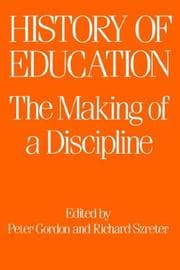 Tapa de The History of Education