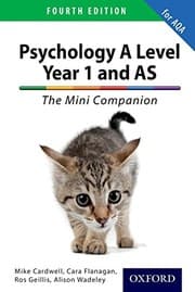 Tapa de Psychology A Level Year 1 and As