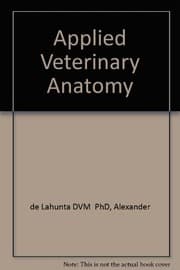 Tapa de Applied veterinary anatomy