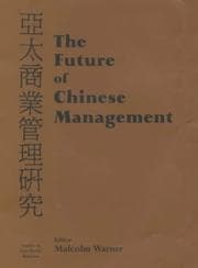 Tapa de The Future of Chinese Management