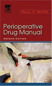 Tapa de Perioperative Drug Manual