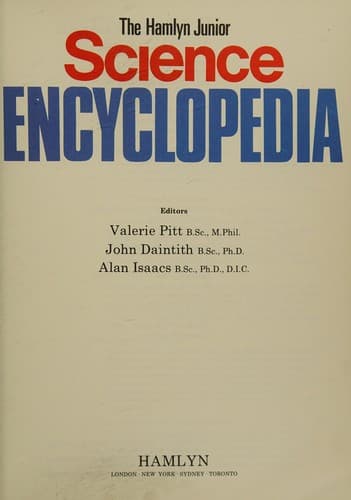 Tapa de The Hamlyn junior science encyclopedia