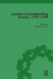 Tapa de London Corresponding Society, 1792-1799 Vol 5