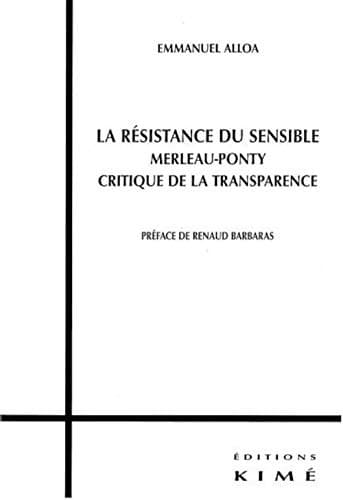 Tapa de La résistance du sensible