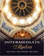 Tapa de Intermediate Algebra