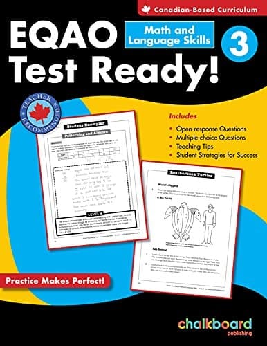 Tapa de EQAO Test Ready Math and Language Skills 3