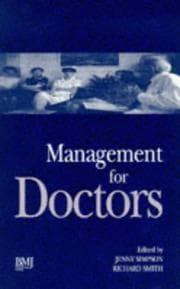 Tapa de Management for doctors